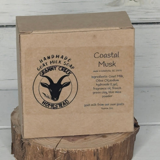 Coastal Musk Goat Milk Soap
