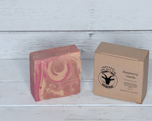 Raspberry & Vanilla Goat Milk Soap