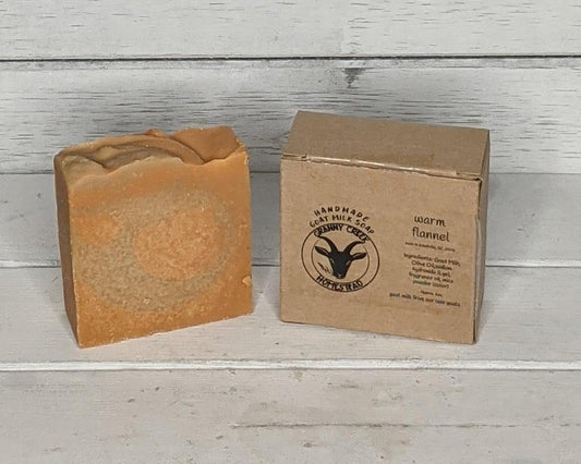 Warm Flannel Goat Milk Soap