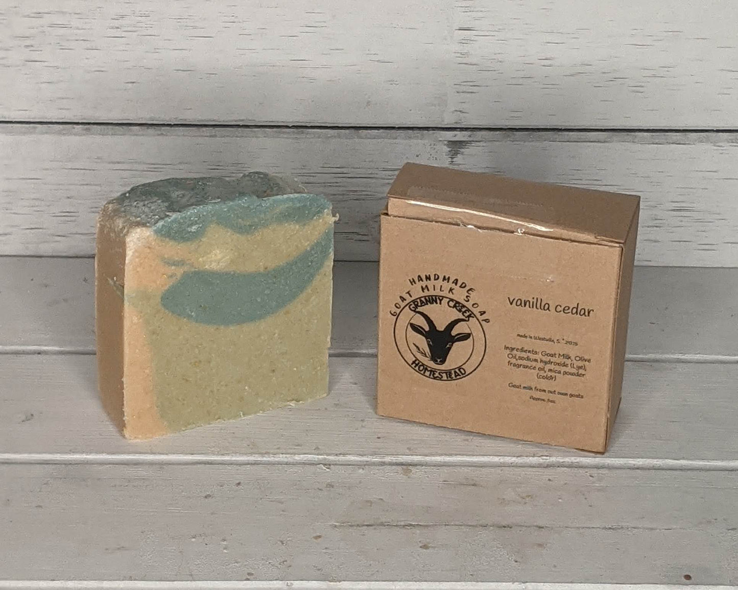 Vanilla & Cedar Goat Milk Soap